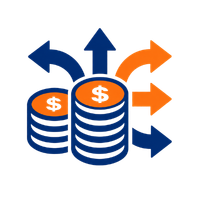 Icon representing landed cost comparison